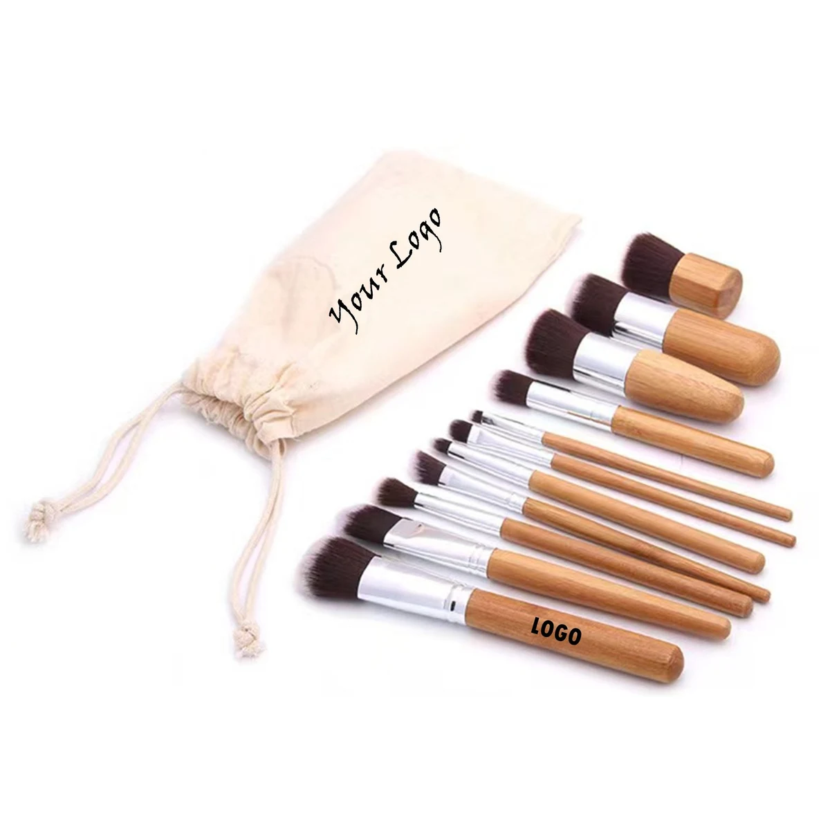 Bamboo Make Up Brushes Set 1