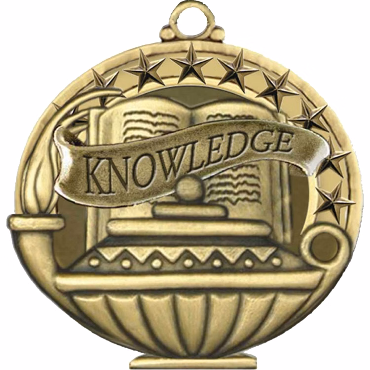 Stock Academic Medals: Knowledge Achievements