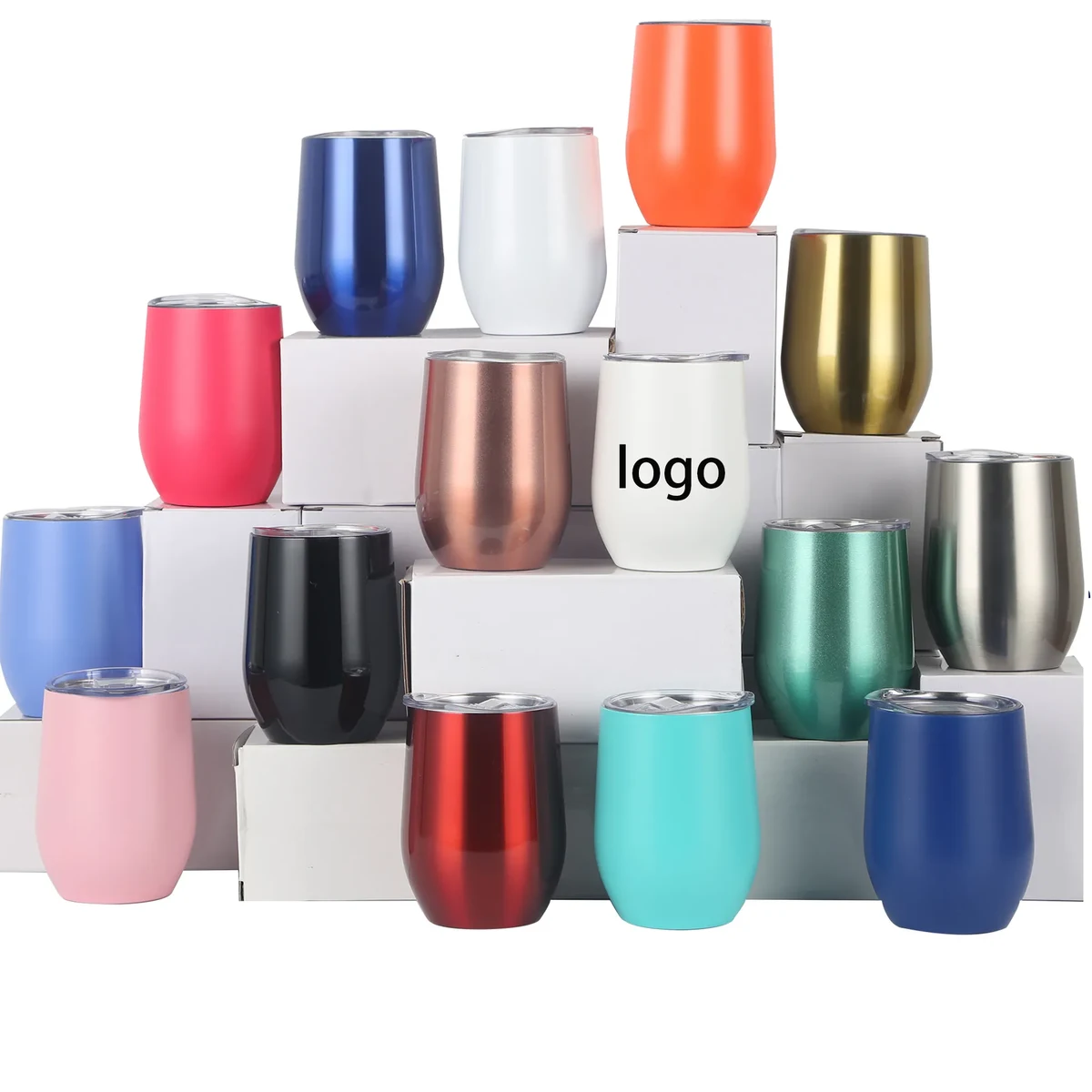 12 OZ Stainless Steel Colored Mug Coffee Cup Customize 1