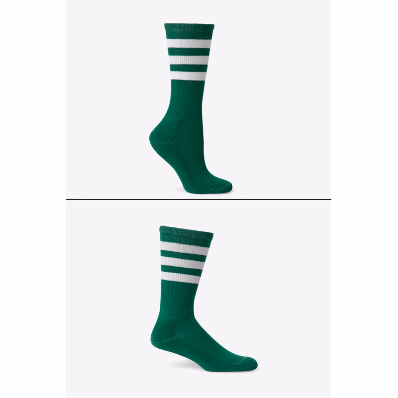 3 STRIPE CALF HIGH SOCK