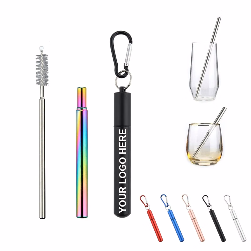 Travel Telescopic Straw With Case