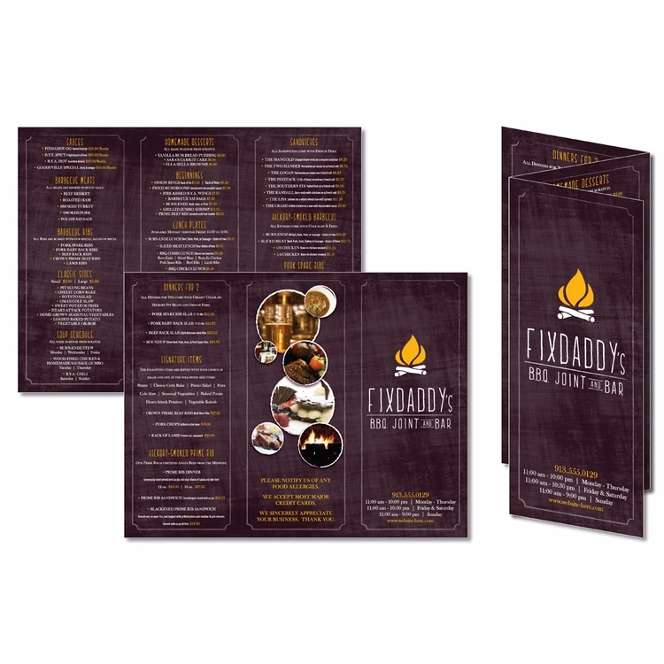 Tri-Fold Flyer Brochure - 11x17 - Gloss Cover