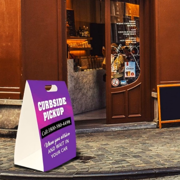 Portable Side Walk Sign  (18" x 34")