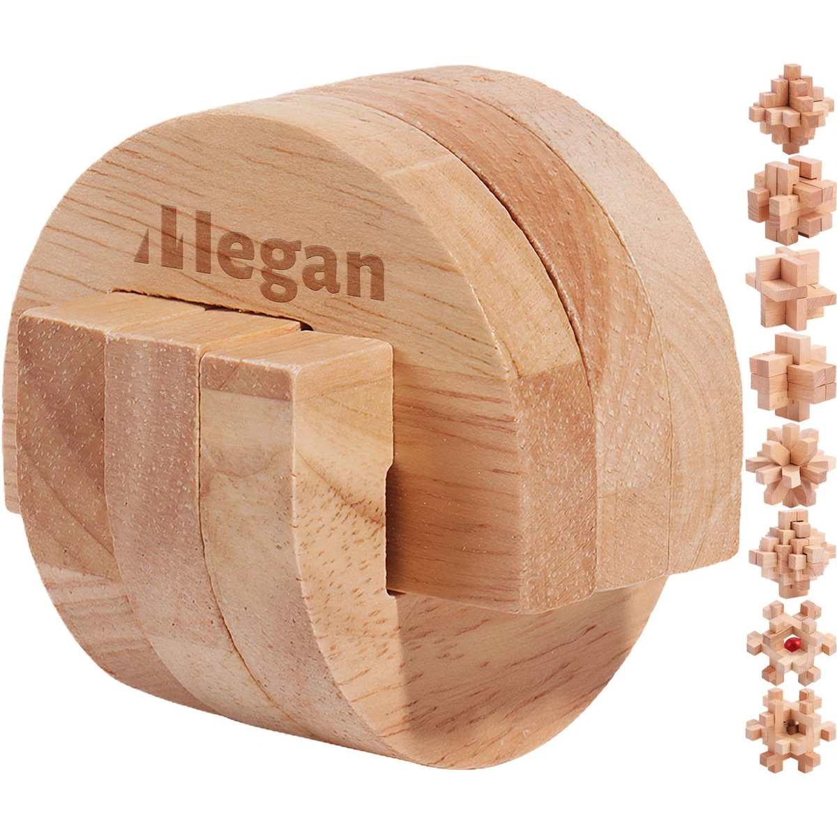 Wooden Interlocking Burr Puzzle 1