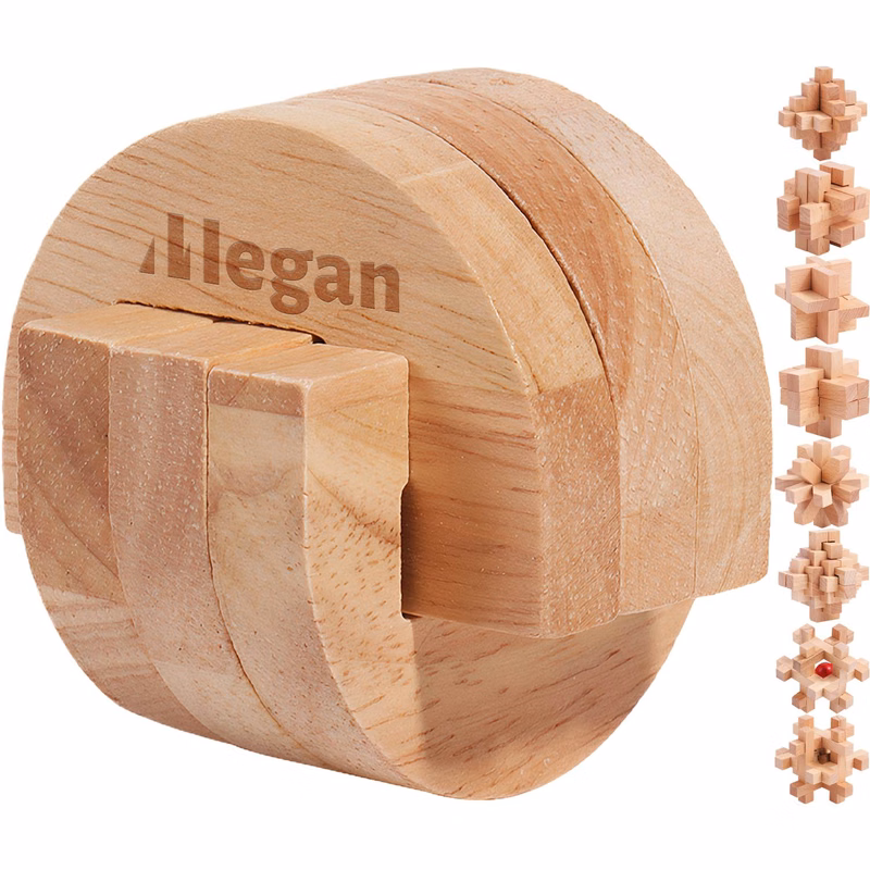 Wooden Interlocking Burr Puzzle