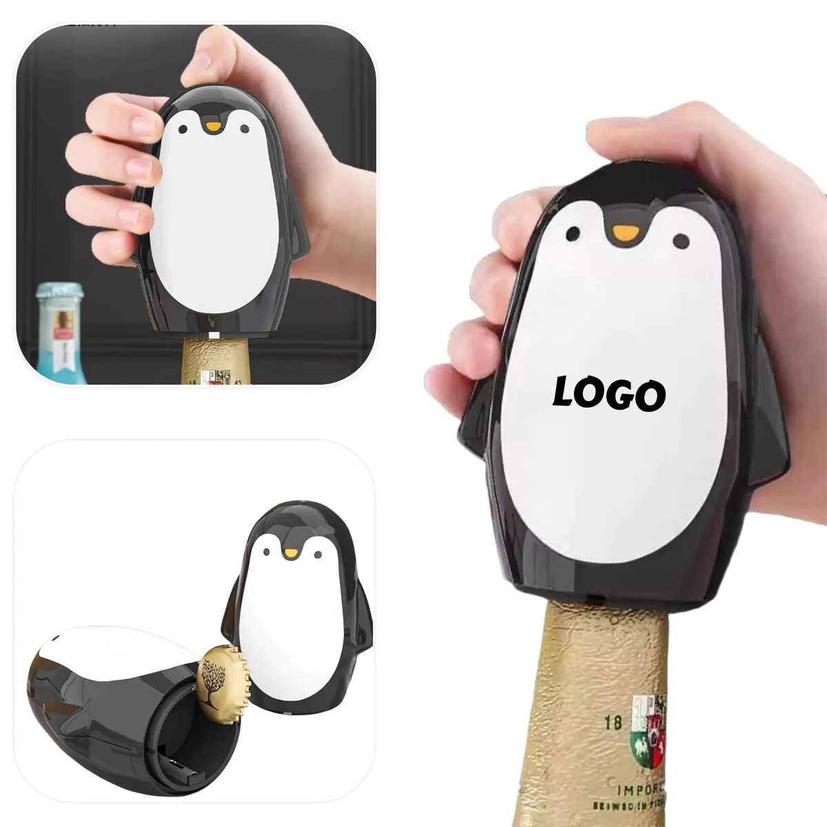 Penguin Shape Bottle Opener Creative Design 1