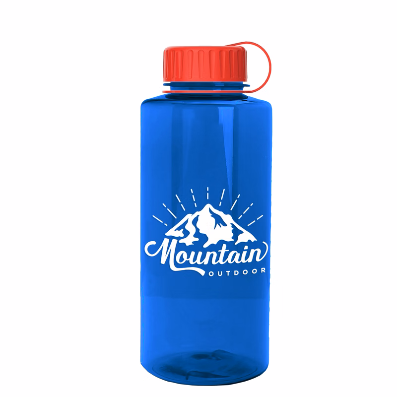 Garyline® Mountaineer Tritan® Bottle with Tethered Lid - 36 oz.