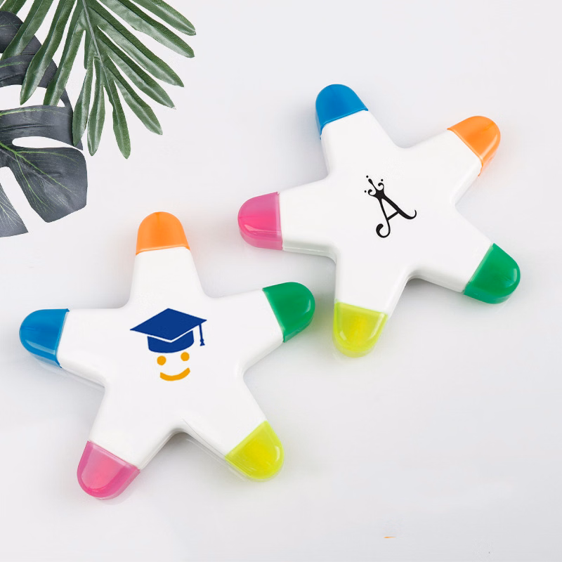 Star Shape Five-Color Highlighter
