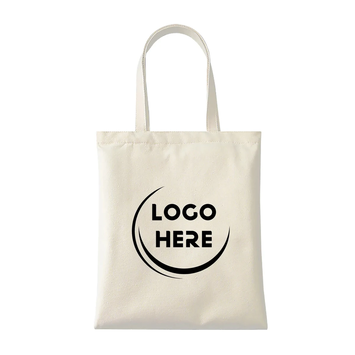 Heavy Natural Canvas Tote Bags with Long Handles 1