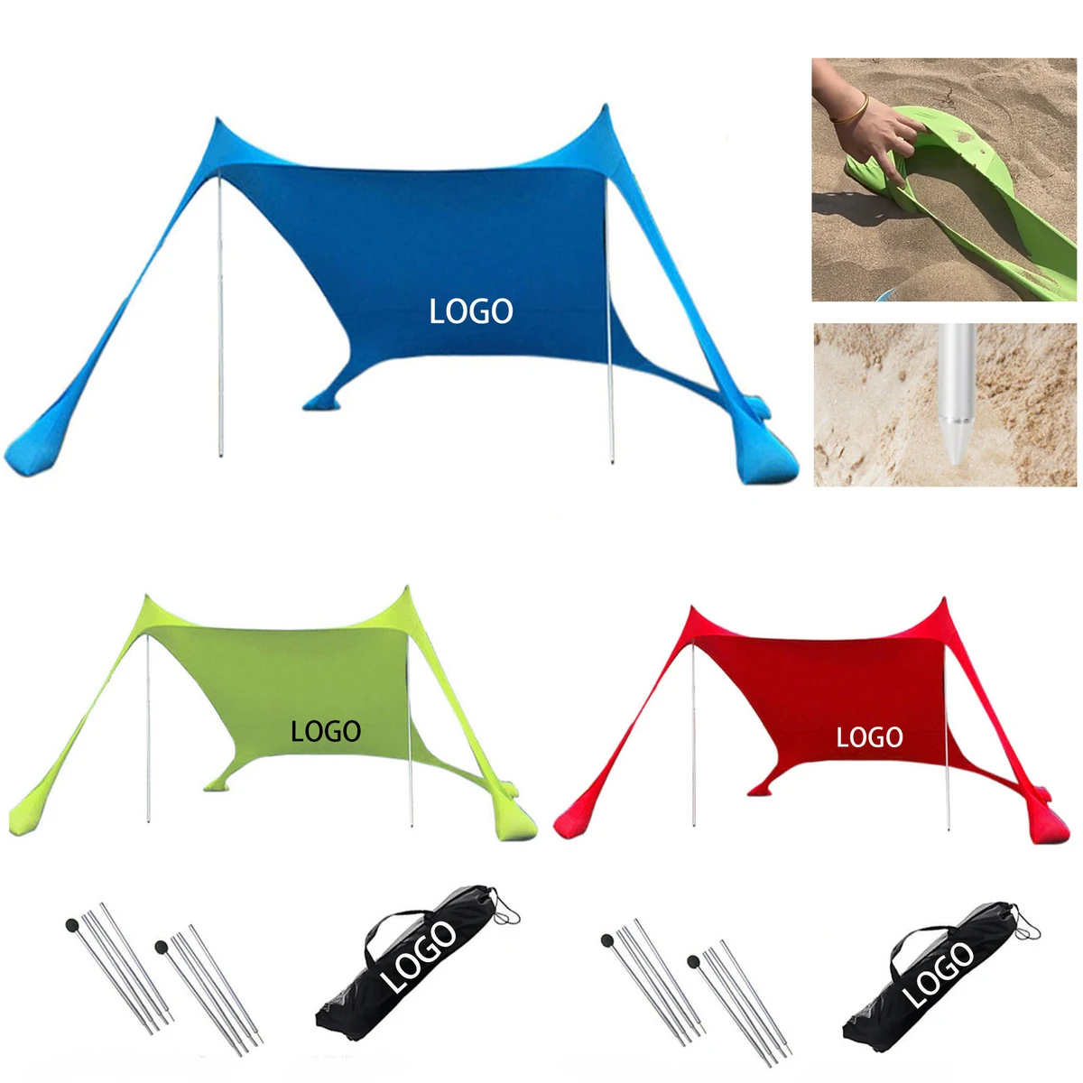 Beach Tent W/ Carry Bag 1