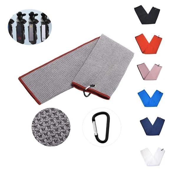 Waffle Pattern Golf Towel 1