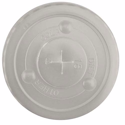 16 Oz. Unbreakable Cup Straw-Slotted Lid