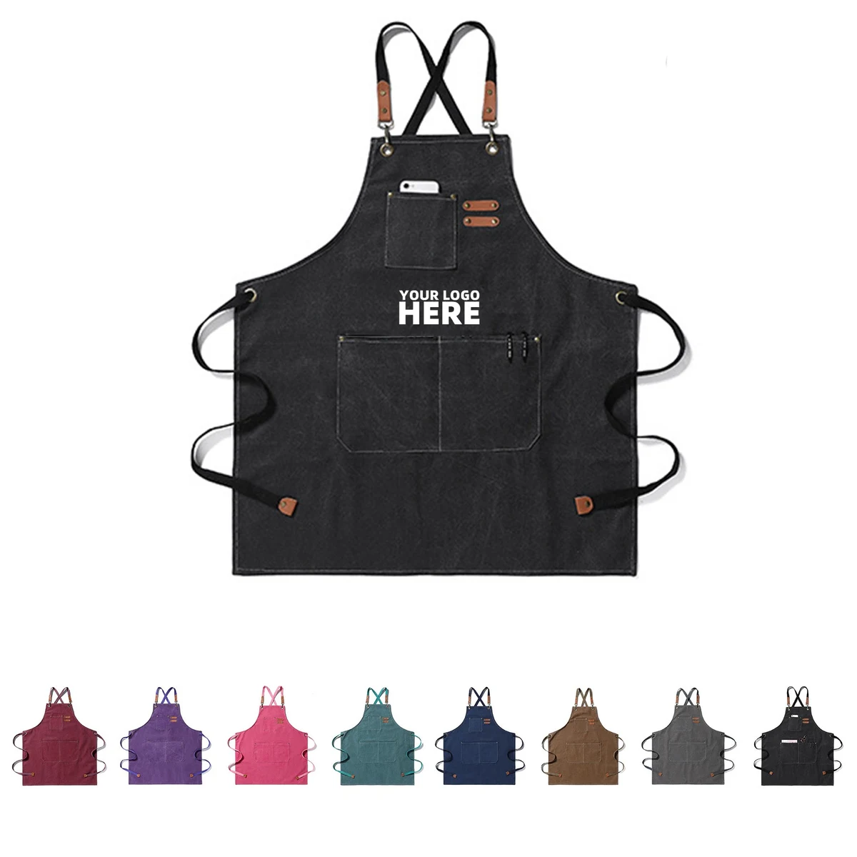 Heavy Duty Work Apron With Pockets 1