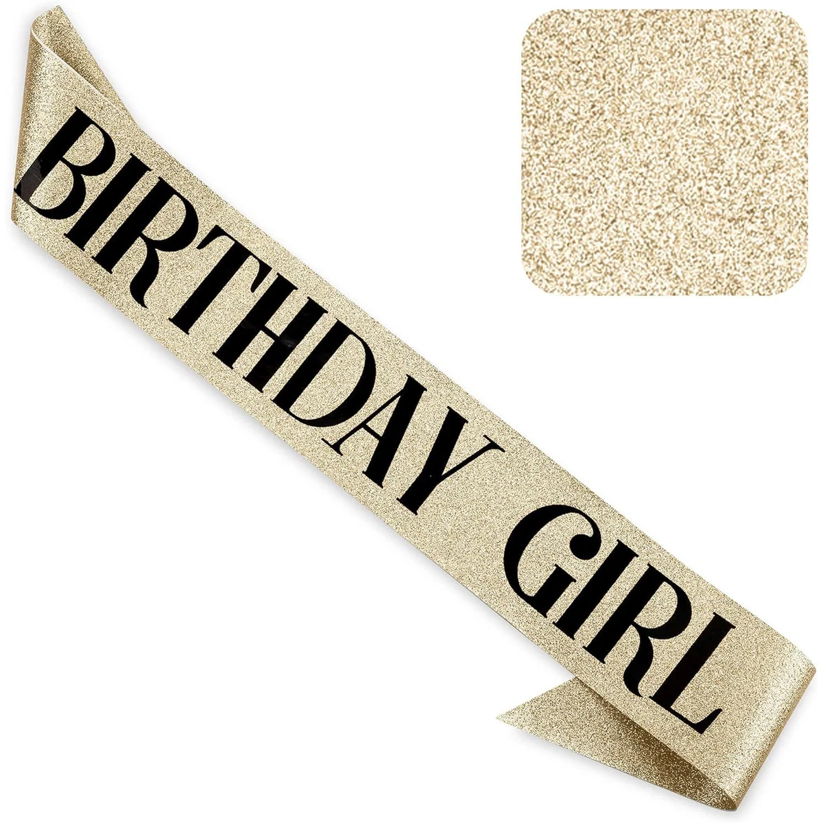 Custom Glitter Party Sash 1