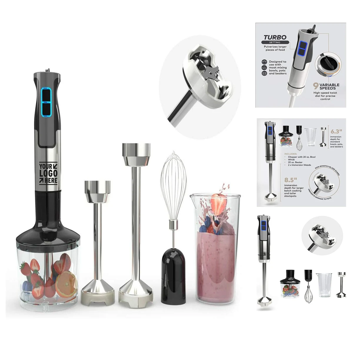 Intermix Immersion Blender Handheld 1
