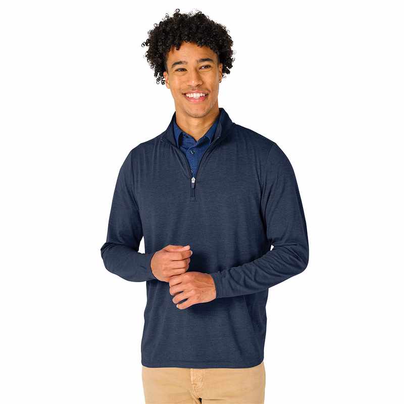 Men's Vista Tri-Blend Quarter Zip