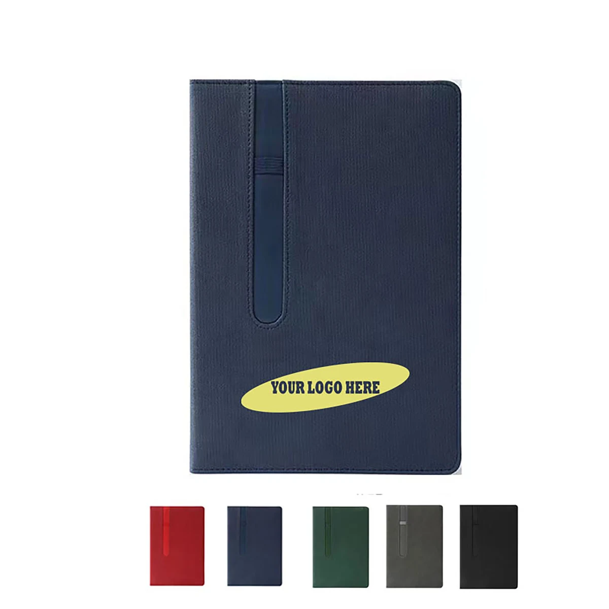 MOQ50 PU Notebook with Pen Slot 1