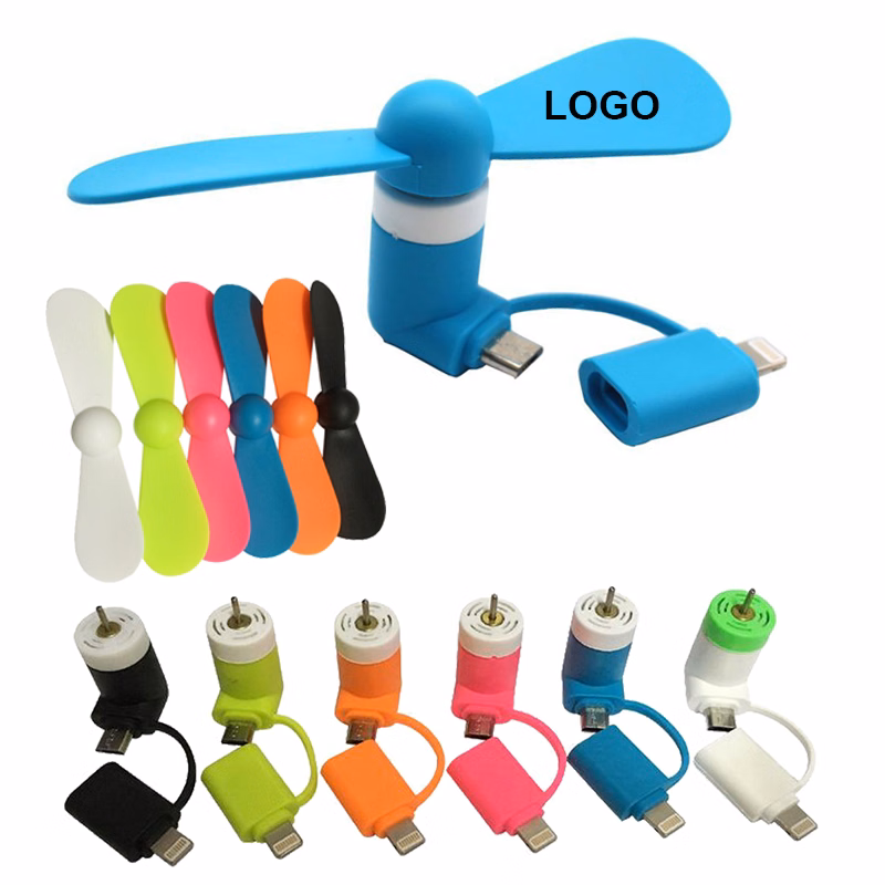 Colorful USB Mini Fan for Smartphones