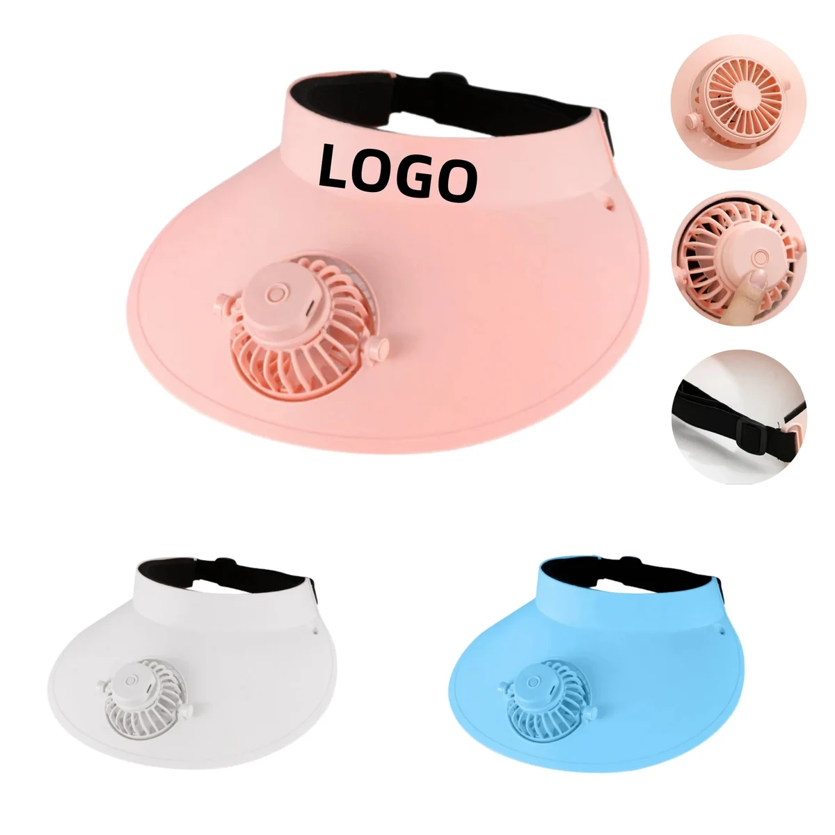 Sun-Shade Sun-Protection Fan Charging Hat 1