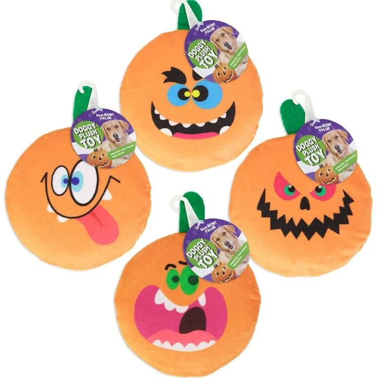 Pumpkin Squeaker Dog Toys - Assorted 1