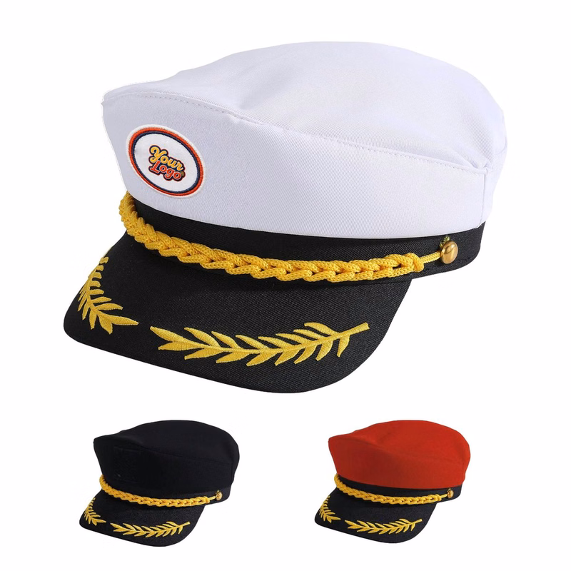 Adult Captain Hat Marine Boat Party Nautical Cap