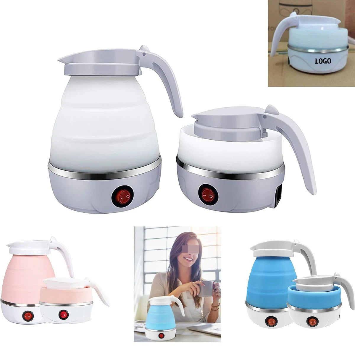 Foldable Travel Electric Kettle 1