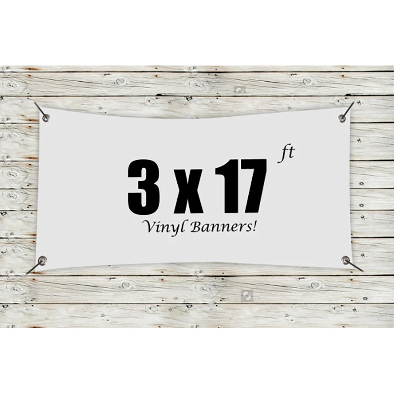 Custom 3' x 17' Vinyl Banners 1
