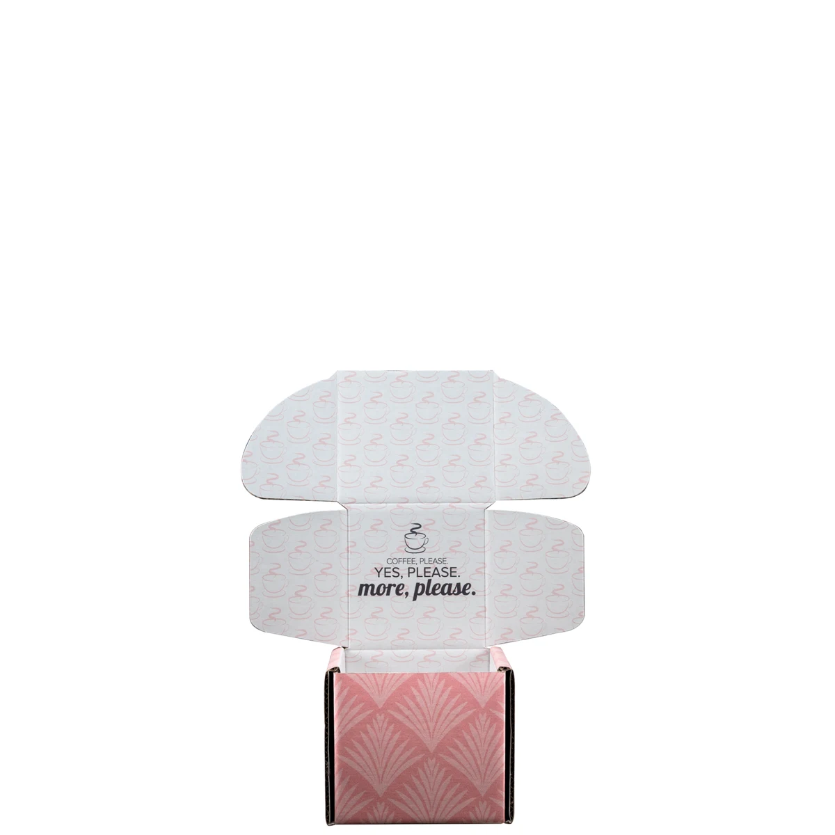 Mailing Box, B-Flute4" x 4" x 4" - White - B - 064 sq in 1