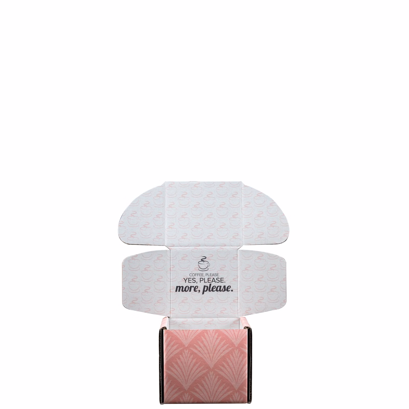 Mailing Box, B-Flute4" x 4" x 4" - White - B - 064 sq in