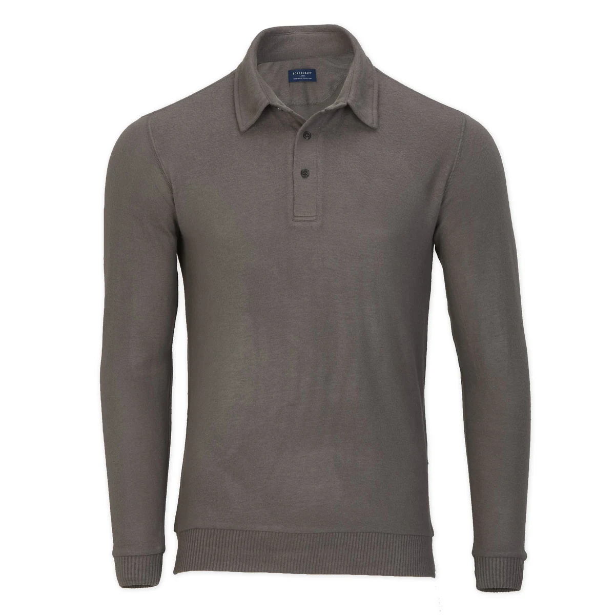 BOXERCRAFT MEN'S CUDDLE SWEATER POLO 1
