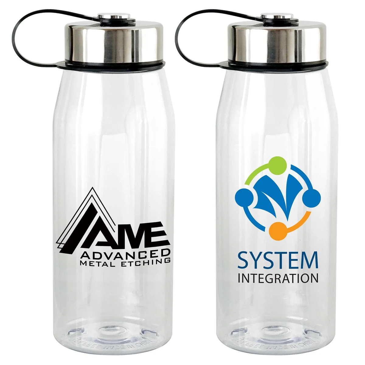 Metal Lanyard Lid 32 oz Bottle, custom water bottle with logo imprint 1