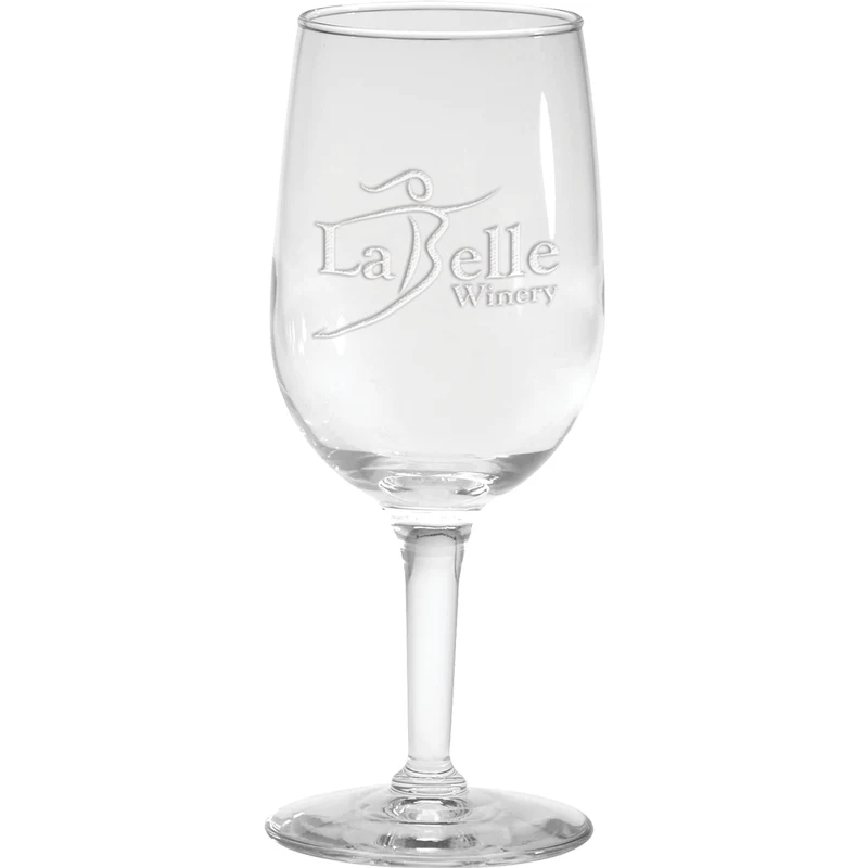 6.5 oz. Tall Wine Glass - Deep Etched 1