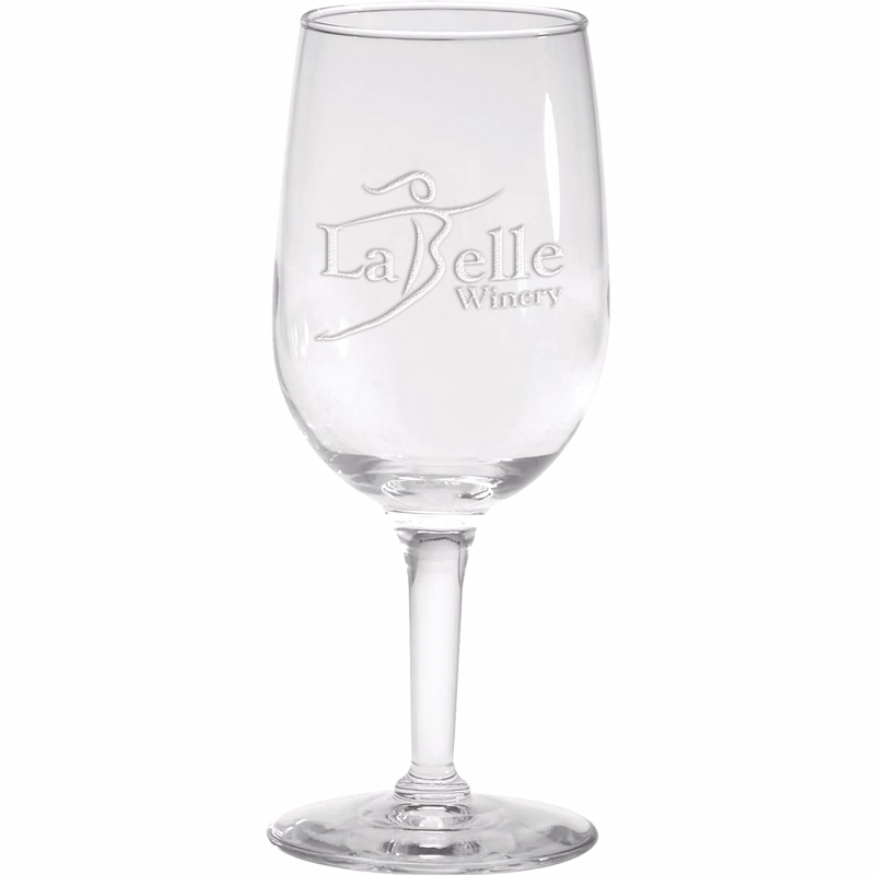 6.5 oz. Tall Wine Glass - Deep Etched