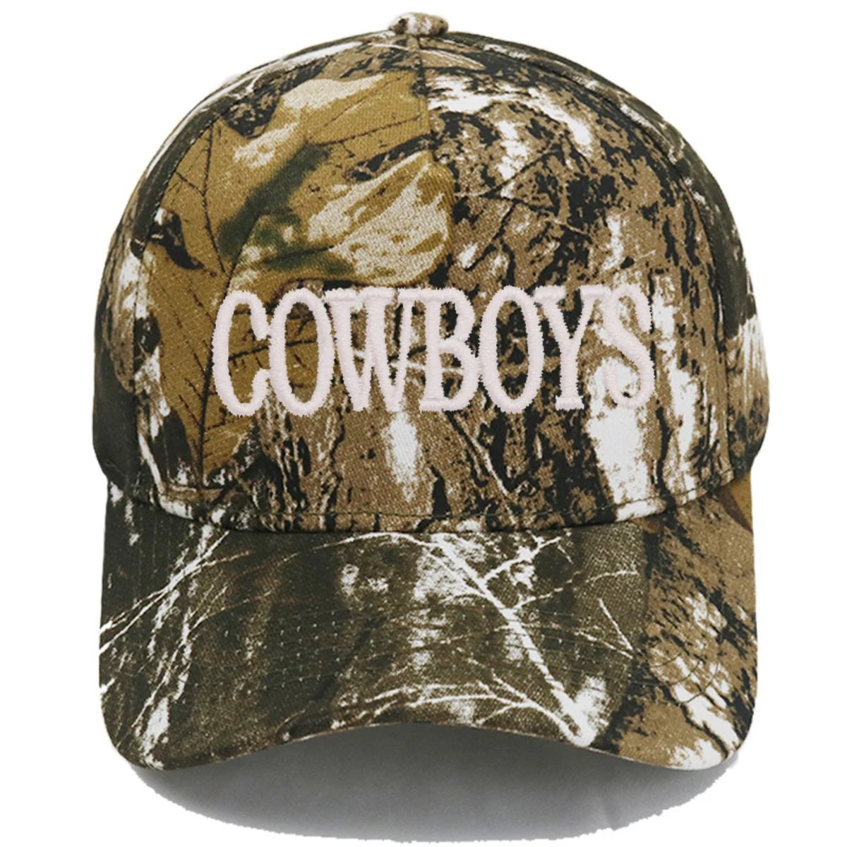 Embroidered Camo Baseball Cap 1