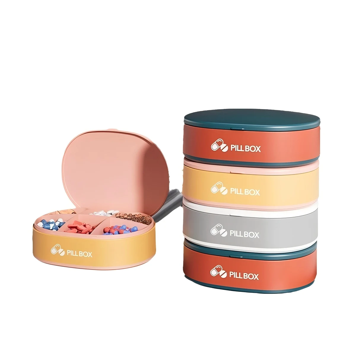 Portable tablet storage box 1