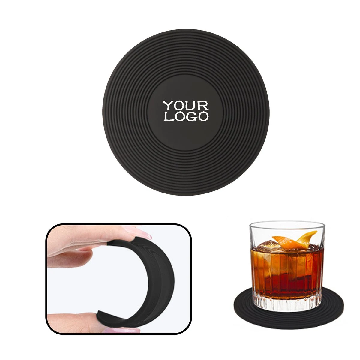 Silicone Record Coaster 1