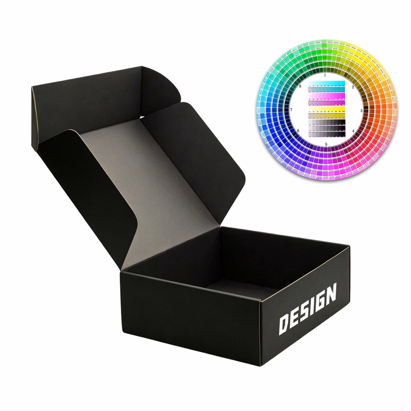 Custom Black Cardboard Mailer Box