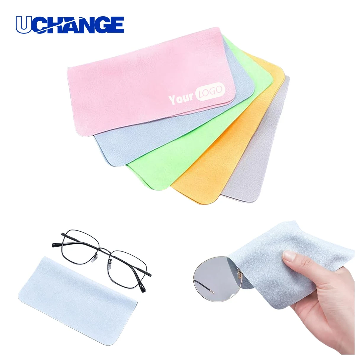 Eyewear Soft Suede Eyeglass Cleaning Cloth Accessory 1