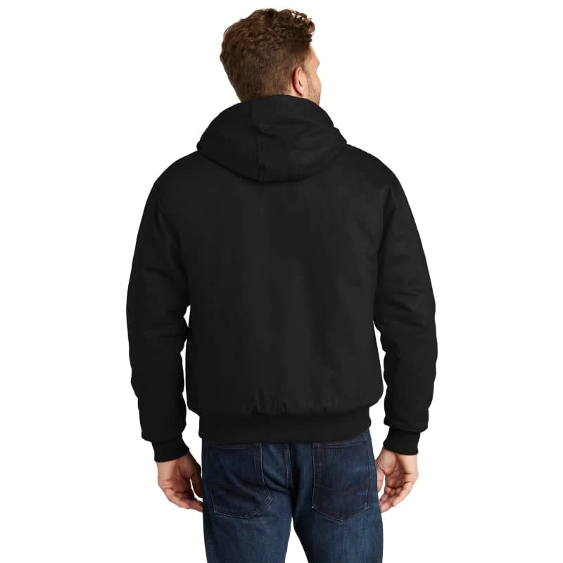 CornerStone Tall Duck Cloth Hooded Work Jacket. 1