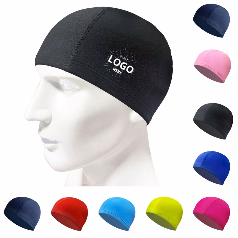 Polyester Material Swimming Cap