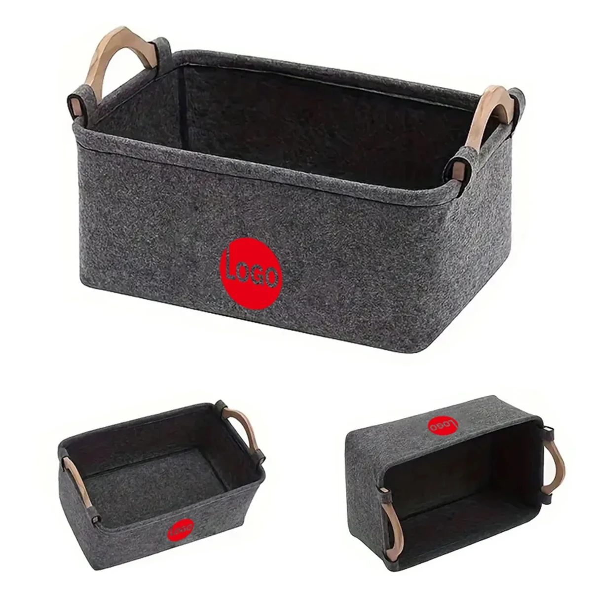 Felt Pet Toy Storage Box Organizer 1