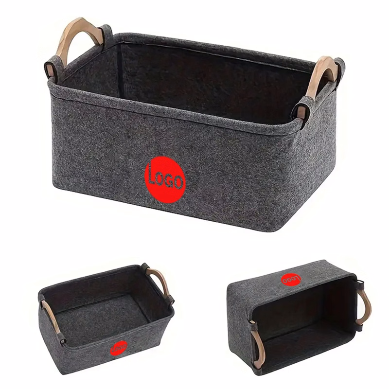 Felt Pet Toy Storage Box Organizer