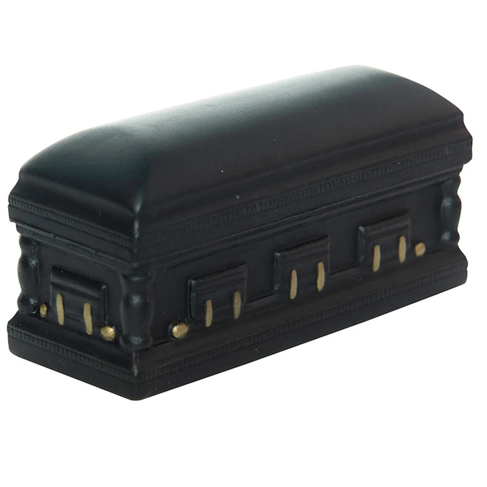Casket Stress Reliever, custom stress ball with logo imprint 1