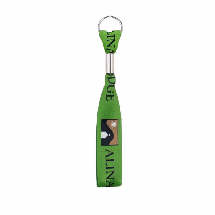 1" Satin Finish Key Fob w/Split Ring