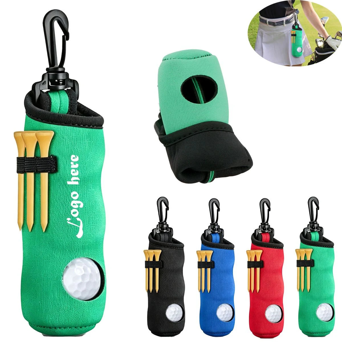 Neoprene Portable Golf Bag with Hook 1