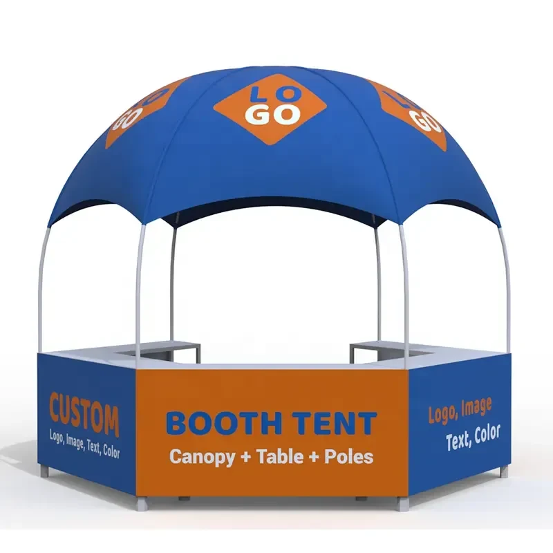 Promotional Dome Kiosk Tent With Removable Counter Table 1
