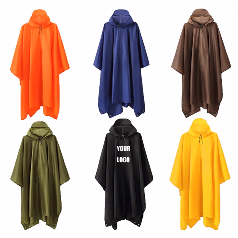 Multifunctional PU Coated One-piece Raincoat