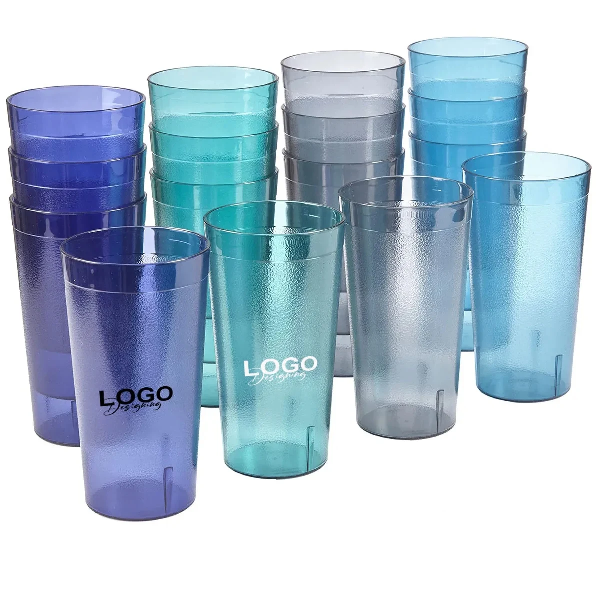 20oz Acrylic Cafe Plastic Reusable Tumblers 1