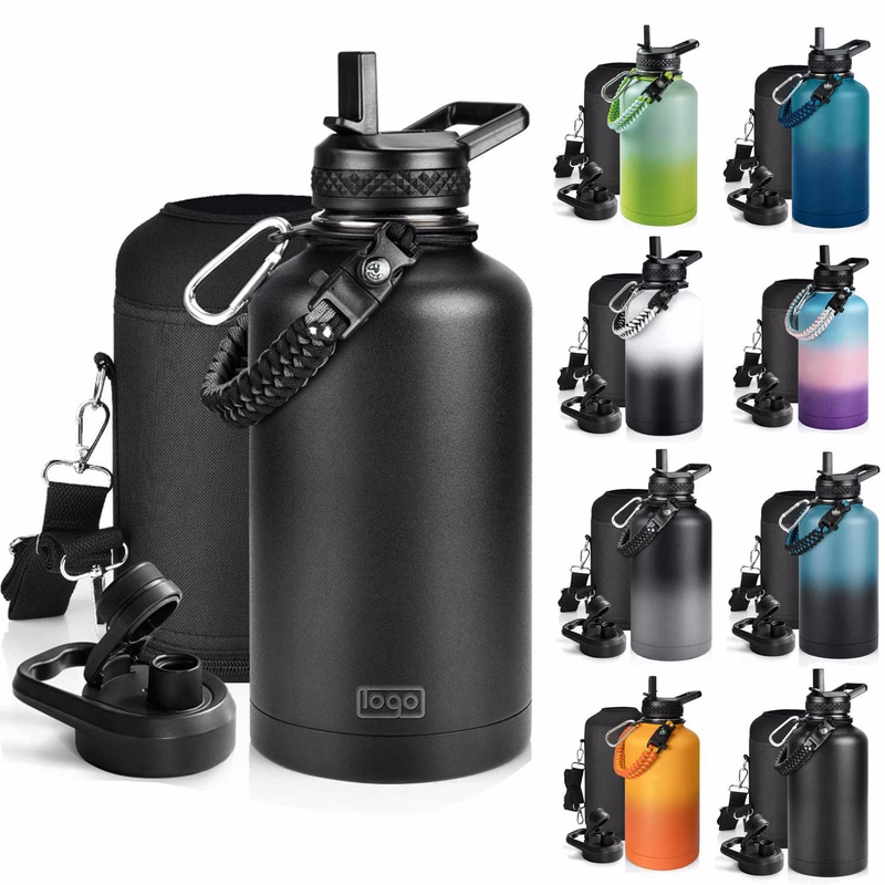 64oz Large Capacity Stainless Steel Insulated Water Bottle