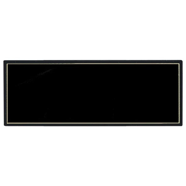 Black Header Plate for Magnetic Photo Plaques 1
